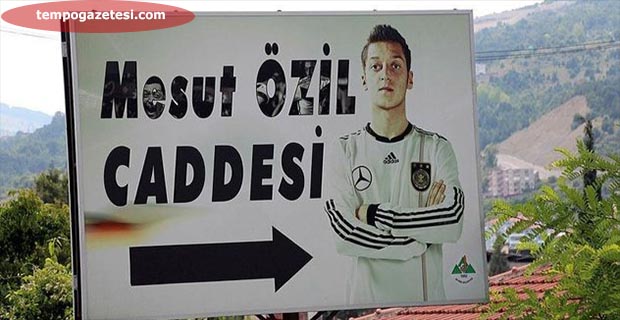 Semerci, Mesut Özil caddesindeki fotoğrafı değiştiriyor. İşte yeni fotoğraf!..