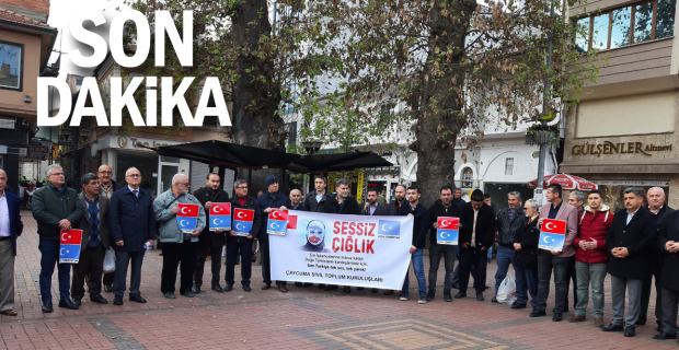 Doğu Türkistan vatandaşlarına destek için biraraya gelindi