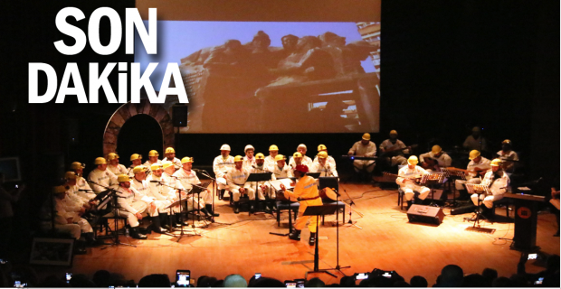 Madenci Korosu Ankara’da konser verdi