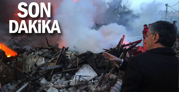 Yangın büyük, Vali Erdoğan olay yerinde