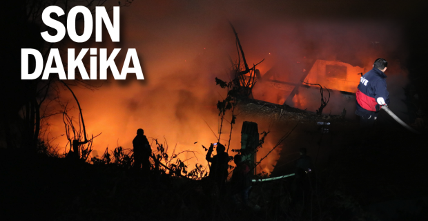 Zonguldak'ta ev yangınında mahalleli korku dolu anlar yaşadı