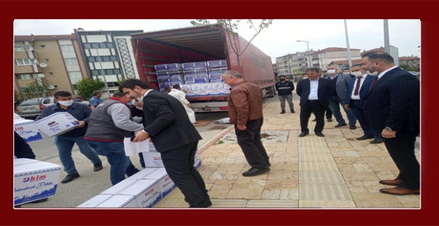 Yardım tırları Zonguldak’ta