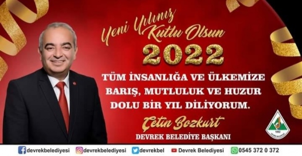 Çetin Bozkurt'un Yeni Yıl mesajı;