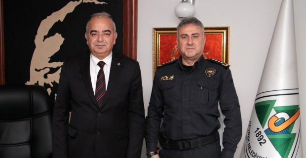 Emniyet Müdürü, Çetin Bozkurt'u ziyaret etti