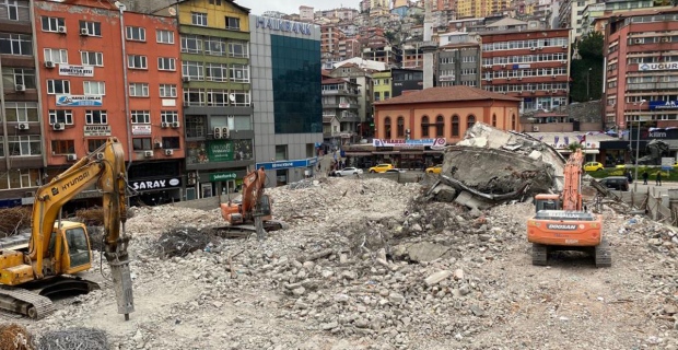 Zonguldak'taki Merkez Çarşısı tarih oldu