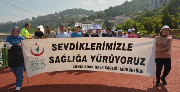 Zonguldak’ta “Sevdiklerimizle sağlığa yürüyoruz” etkinliği