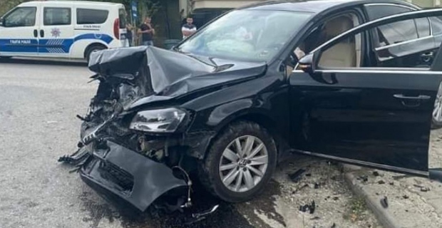 AK Partili Başkanın oğlu kaza geçirdi: Beyin travması geçirdi…