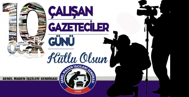 GMİS, Çalışan Gazetecileri Günü'nü kutladı