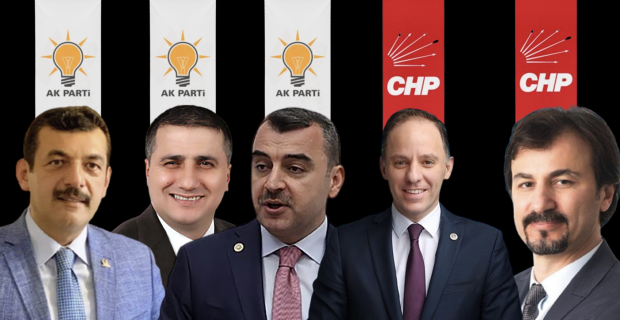 An itibariyle AKP: 3, CHP: 2