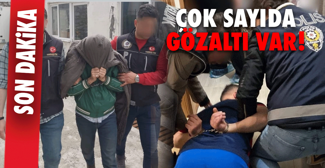 Zonguldak'ta 'Kökünü Kurutma' operasyonu