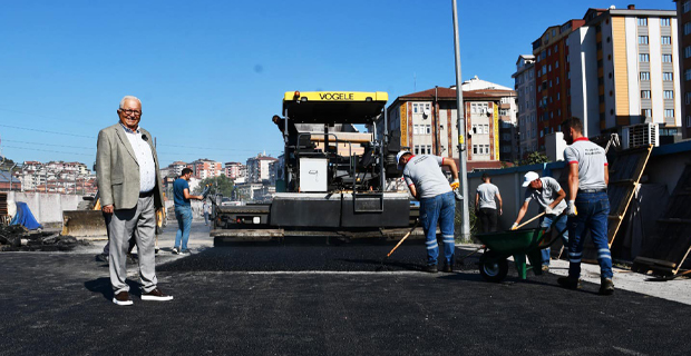 Zonguldak’ta kendi öz kaynaklarıyla asfalt döken tek Belediye...